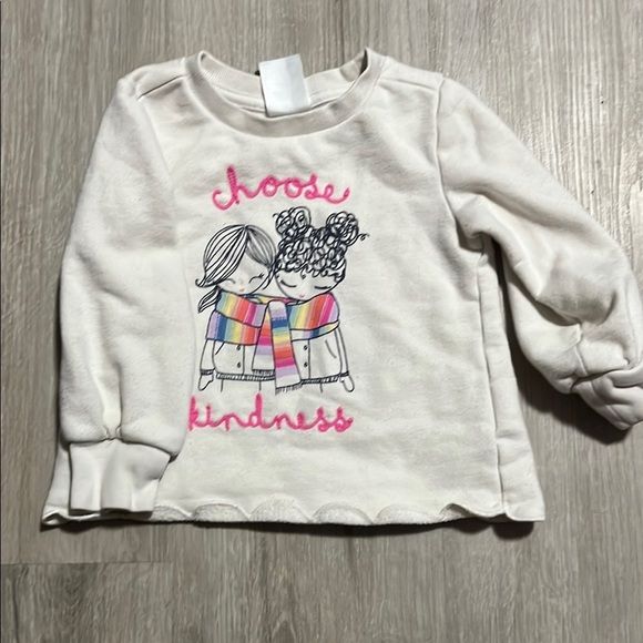 4/$30 GAP Kids' Cream Graphic Sweatshirt 18-24M - Picture 1 of 1